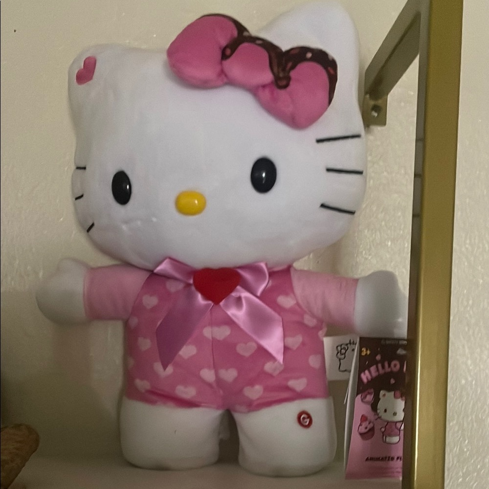 Hello Kitty Plush Toy Stepper Valentines Chocolate